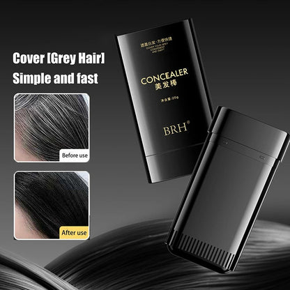 Black Hair Dye Stick for Instant Gray Coverage & Root Touch Up