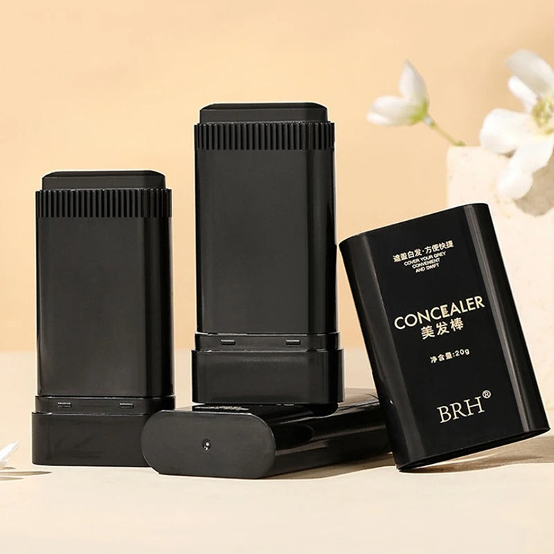 Black Hair Dye Stick for Instant Gray Coverage & Root Touch Up