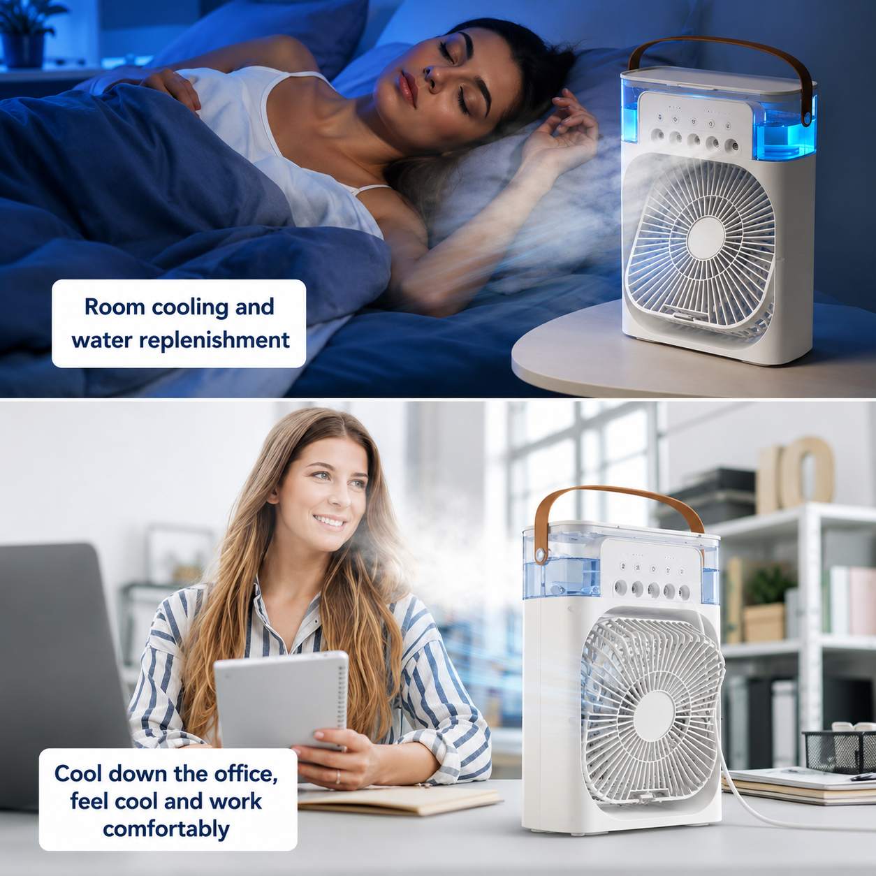 Cooling Fan With Ice