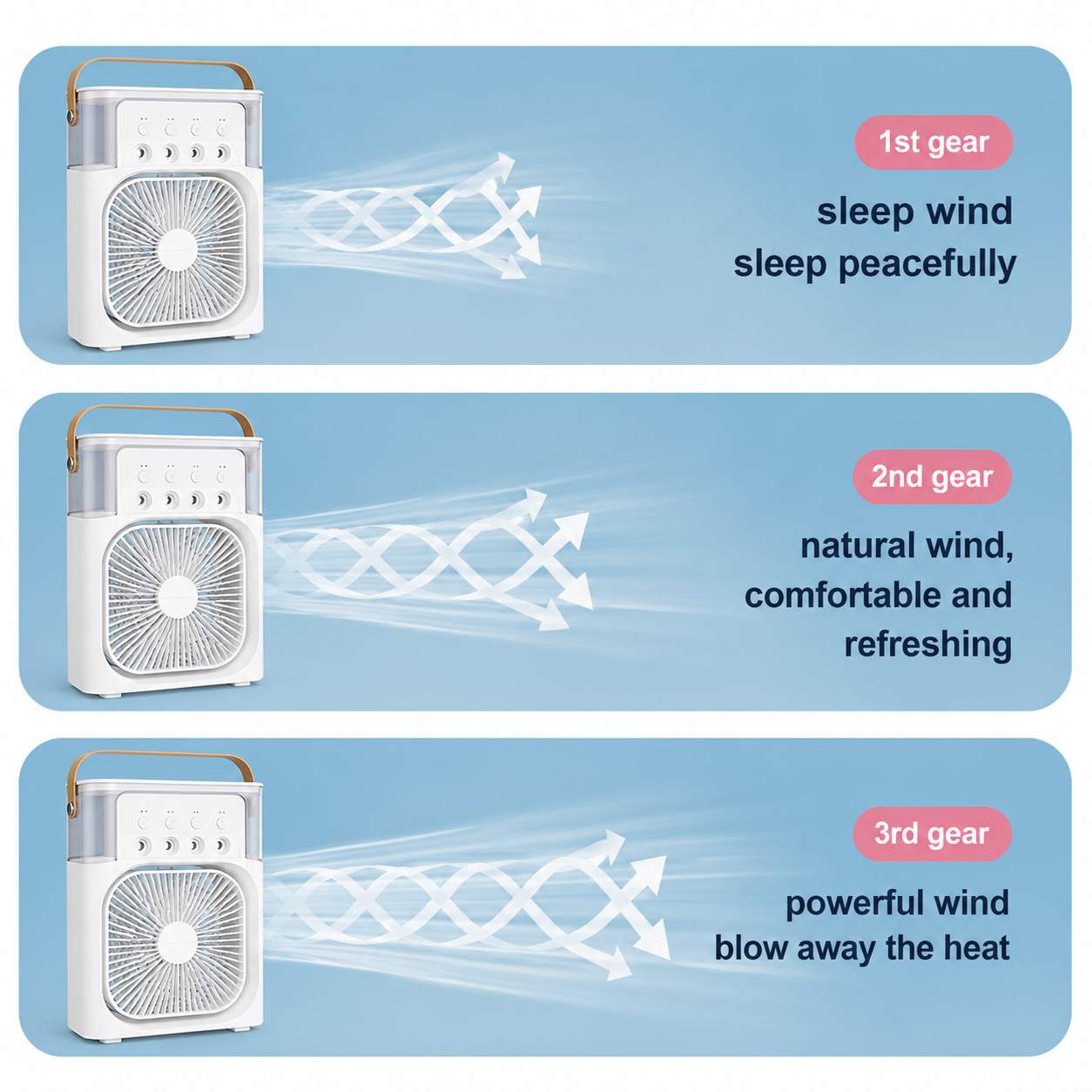 Cooling Fan With Ice